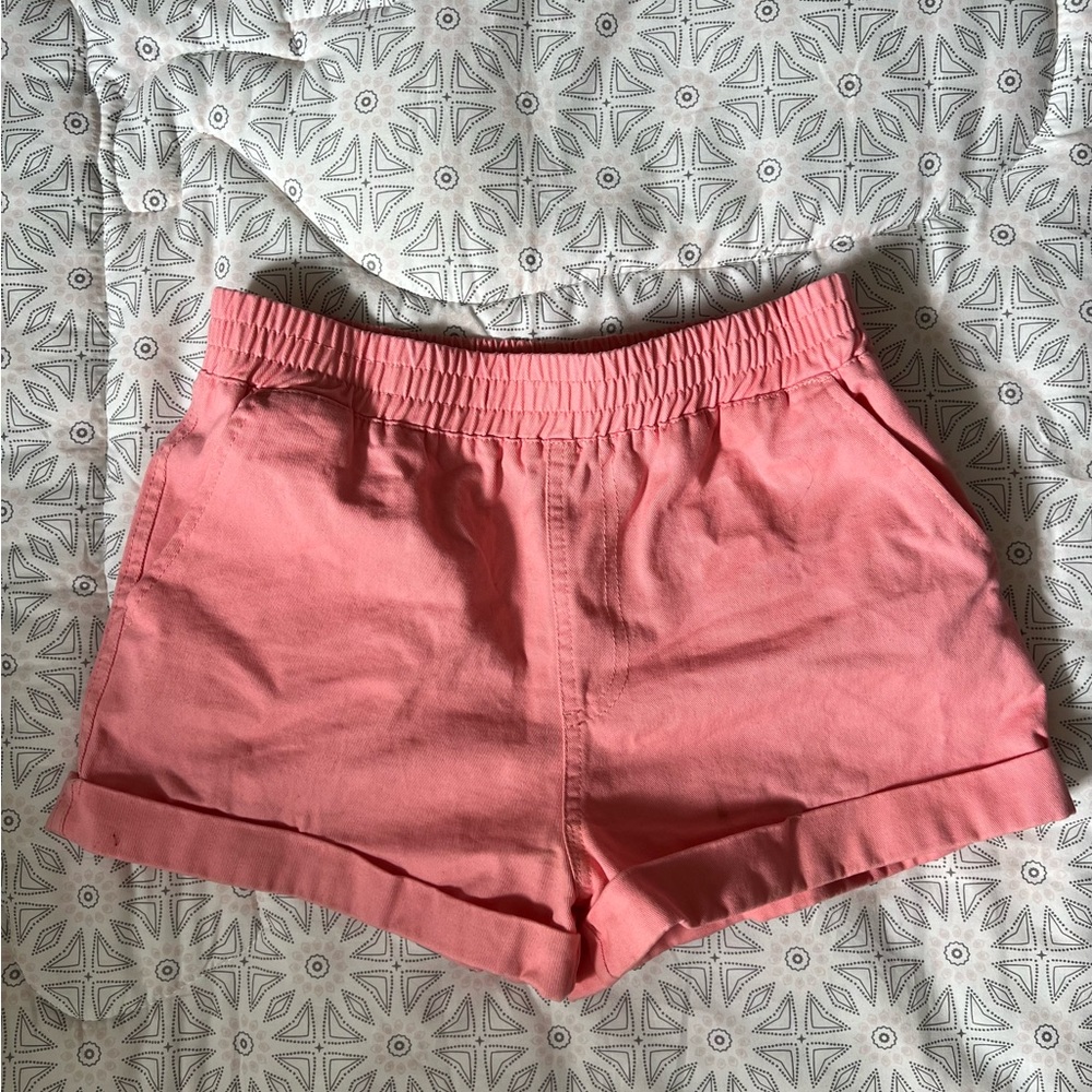 forever 21 coral mom shorts